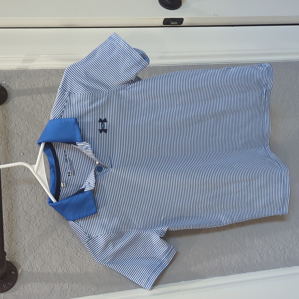 Boys under armour golf shirt